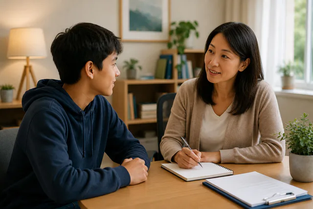 Social work support conversation